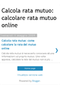 Mobile Screenshot of calcolaratamutuo.blogspot.com