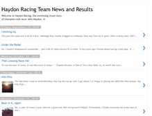 Tablet Screenshot of haydonracing.blogspot.com