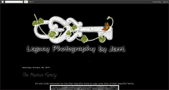 Desktop Screenshot of legacyphotographybyjerri.blogspot.com