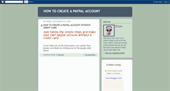 Desktop Screenshot of how-to-create-a-paypal-account.blogspot.com