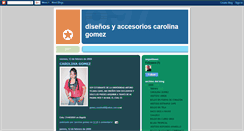 Desktop Screenshot of colleccioncarolinagomez.blogspot.com