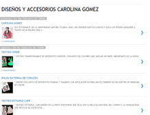 Tablet Screenshot of colleccioncarolinagomez.blogspot.com