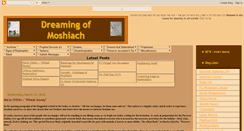 Desktop Screenshot of dreamingofmoshiach.blogspot.com