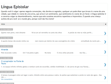 Tablet Screenshot of linguaepistolar.blogspot.com