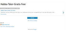 Tablet Screenshot of habbo-taler-gratis-free.blogspot.com