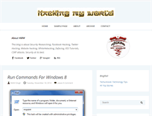 Tablet Screenshot of hackingmyworld.blogspot.com