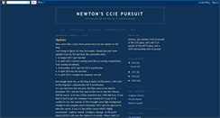 Desktop Screenshot of newtonccie.blogspot.com