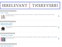 Tablet Screenshot of irrelevantirreverent.blogspot.com
