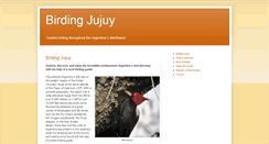 Desktop Screenshot of birdingjujuy.blogspot.com