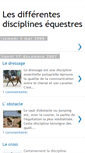 Mobile Screenshot of discipline-equestre.blogspot.com