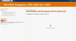 Desktop Screenshot of irocsingapore.blogspot.com