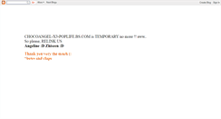 Desktop Screenshot of chocoangel-x3-poplife.blogspot.com