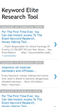 Mobile Screenshot of keyword-elite-research-tool.blogspot.com