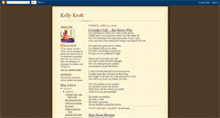 Desktop Screenshot of kellykroft.blogspot.com