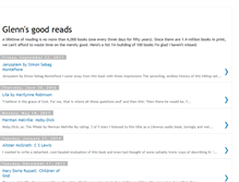Tablet Screenshot of glennsgoodreads.blogspot.com