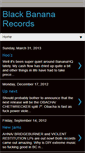 Mobile Screenshot of blackbananarecords.blogspot.com