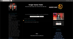 Desktop Screenshot of hunger-games-movie-trailer.blogspot.com