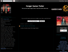 Tablet Screenshot of hunger-games-movie-trailer.blogspot.com