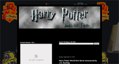 Desktop Screenshot of harrypotterbooksandthings.blogspot.com