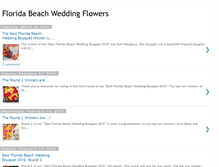 Tablet Screenshot of floridabeachweddingflowers.blogspot.com