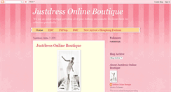 Desktop Screenshot of justdress.blogspot.com