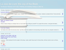 Tablet Screenshot of lajoiedelivre.blogspot.com