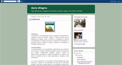 Desktop Screenshot of mariamilagros03.blogspot.com