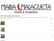 Tablet Screenshot of mariamalagueta.blogspot.com