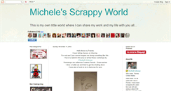 Desktop Screenshot of michelesscrappyworld.blogspot.com