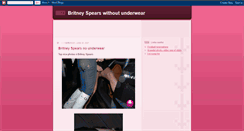 Desktop Screenshot of britneynounderwear.blogspot.com