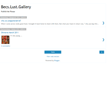 Tablet Screenshot of becslustgallery.blogspot.com