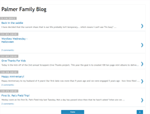 Tablet Screenshot of palmerfamily.blogspot.com
