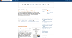 Desktop Screenshot of community-projects.blogspot.com