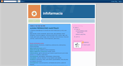 Desktop Screenshot of infofarmacia.blogspot.com