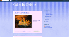 Desktop Screenshot of cakes-by-debbie.blogspot.com