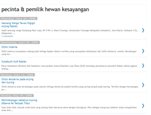 Tablet Screenshot of hewan-kesayangan.blogspot.com