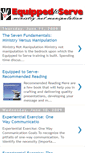 Mobile Screenshot of equippedtoserve.blogspot.com