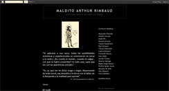 Desktop Screenshot of malditorimbaud.blogspot.com