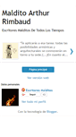 Mobile Screenshot of malditorimbaud.blogspot.com