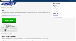 Desktop Screenshot of exploseek.blogspot.com