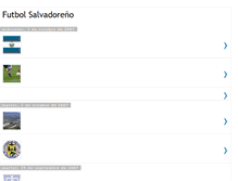 Tablet Screenshot of futbolsalvadoreno.blogspot.com