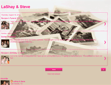 Tablet Screenshot of lashaysteve.blogspot.com