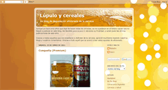 Desktop Screenshot of lupuloycereales.blogspot.com