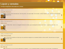 Tablet Screenshot of lupuloycereales.blogspot.com
