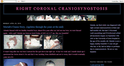 Desktop Screenshot of mariahcraniostory.blogspot.com