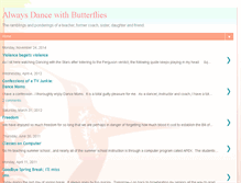 Tablet Screenshot of alwaysdancewithbutterflies.blogspot.com