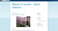 Desktop Screenshot of maisonstvalerien.blogspot.com