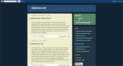 Desktop Screenshot of mykonosnet.blogspot.com