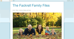 Desktop Screenshot of fackrellfamily.blogspot.com