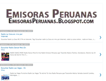 Tablet Screenshot of emisorasperuanas.blogspot.com